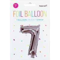 Silver Foil Balloon No.7 (1pk)