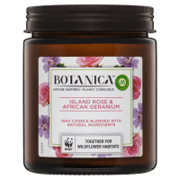 Island Rose & African Geranium Wax Candle (1ea)