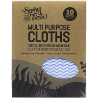 100% Biodegradable Multi Purpose Cloths (10pk)