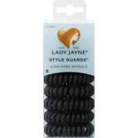 Style Guards Kink-Free Spirals Black (8pk)