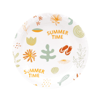 Summer Time Dinner Plate (8pk)