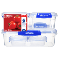 Klip It+ Rectangle Value Pack Containers (6pk)