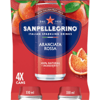Aranciata Rossa Sparking Fruit Drink (4 x 330ml)