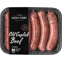 Old English Beef Sausages MAP (480g)
