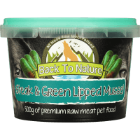 Steak & Green Lipped Mussel Premium Raw Meat Pet Food (500g)