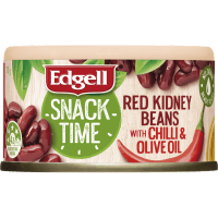 Snack Time Red Kidney Beans With Chilli & Olive Oil (70g)