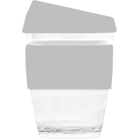 Glass Barista Buddy 340ml With Stopper Assorted Colours (1pk)