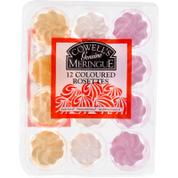 Genuine Meringue Coloured Rossettes (12pk)