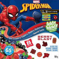 Marvel Spiderman Mixed Berry Flavoured Snacks (160g)