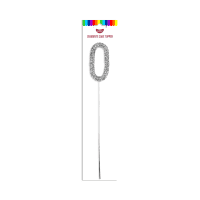Number 0 Diamante Cake Topper (1pk)