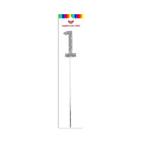 Number 1 Diamante Cake Topper (1pk)