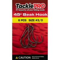 45 Degrees Beak Hook #3/0 (6pk)