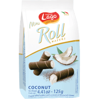 Coconut Mini Wafer Rolls (125g)