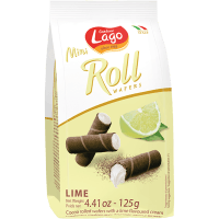 Lime Mini Wafer Rolls (125g)