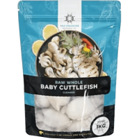 Seafoods Cuttlefish Whole Cleaned 10/20 (1kg)