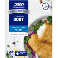 New Zealand Dory Classic Crumb Fish Fillets (320g)
