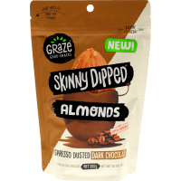 Skinny Dipped Espresso Dusted Dark Chocolate Almonds (300g)