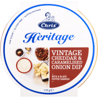 Vintage Cheddar & Caramelised Onion Dip (170g)