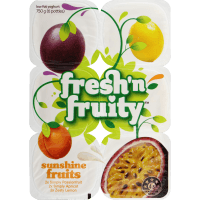 Sunshine Fruits Yoghurt (6 x 125g)