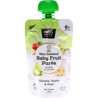Banana Apple & Pear New Zealand Baby Fruit Puree 6+ Months (90g)