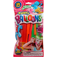 Twisty Balloons With Pump (20pk)