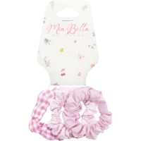 Mia Bella Charming Scrunchies Assorted (3pk)