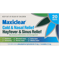 Cold Nasal Hayfever & Sinus Relief Tablets (20pk)