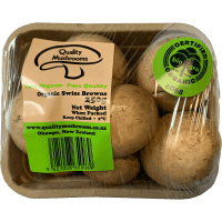 Organic Swiss Brown Mushrooms (250g)