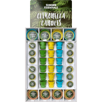 Citronella Candle Large Assorted (1pk)