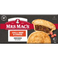 Chilli Beef & Cheese Pies (4 x 175g)