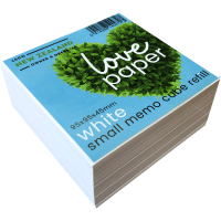 White Small Memo Cube Refill (1pk)