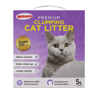 Lavender Scent Premium Clumping Cat Litter (5.8kg)