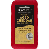 Pakari Blackcurrant Aged Cheddar Cheese (170g)