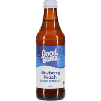 Blueberry Peach Organic Kombucha (328ml)