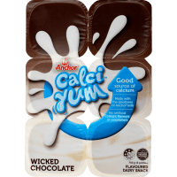Calci-Yum Wicked Chocolate Flavoured Dairy Food (6 x 125g)