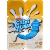 Calci-Yum Tripilicious Flavoured Dairy Food (6 x 125g)
