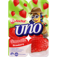 Uno Strawberry Yoghurt (6 x 125g)