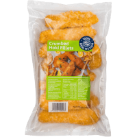 Crumbed Hoki Fillets Natural-cut 70-90g (750g)