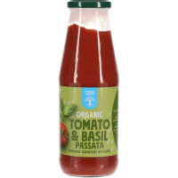 Organic Tomato & Basil Passata (680g)