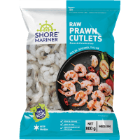 Raw Medium Prawn Cutlets (800g)