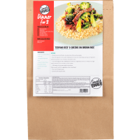 Teriyaki Beef & Greens On Brown Rice (1pk)