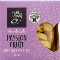 Handmade Passion Fruit Shortbread Bites (125g)