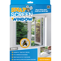 Grey Bug Screen Window (1ea)