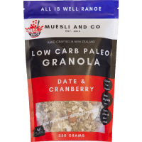 Date & Cranberry Low Carb Paleo Granola (350g)