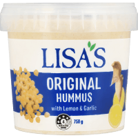 Original Hummus With Garlic & Lemon (750g)