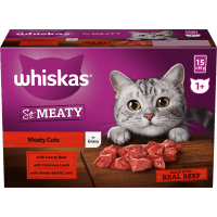 So Meaty Cuts In Gravy Wet Pouches Cat Food (15 x 85g)