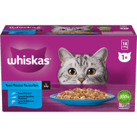 Tuna Flavour Mixed Favourites in Jelly Wet Pouches Cat Food (18 x 85g)