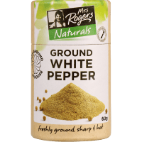Naturals Ground White Pepper (60g)