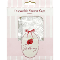 Redberry Disposable Shower Caps (5pk)