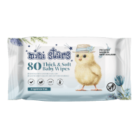 Thick & Soft Fragrance Free Baby Wipes (80pk)